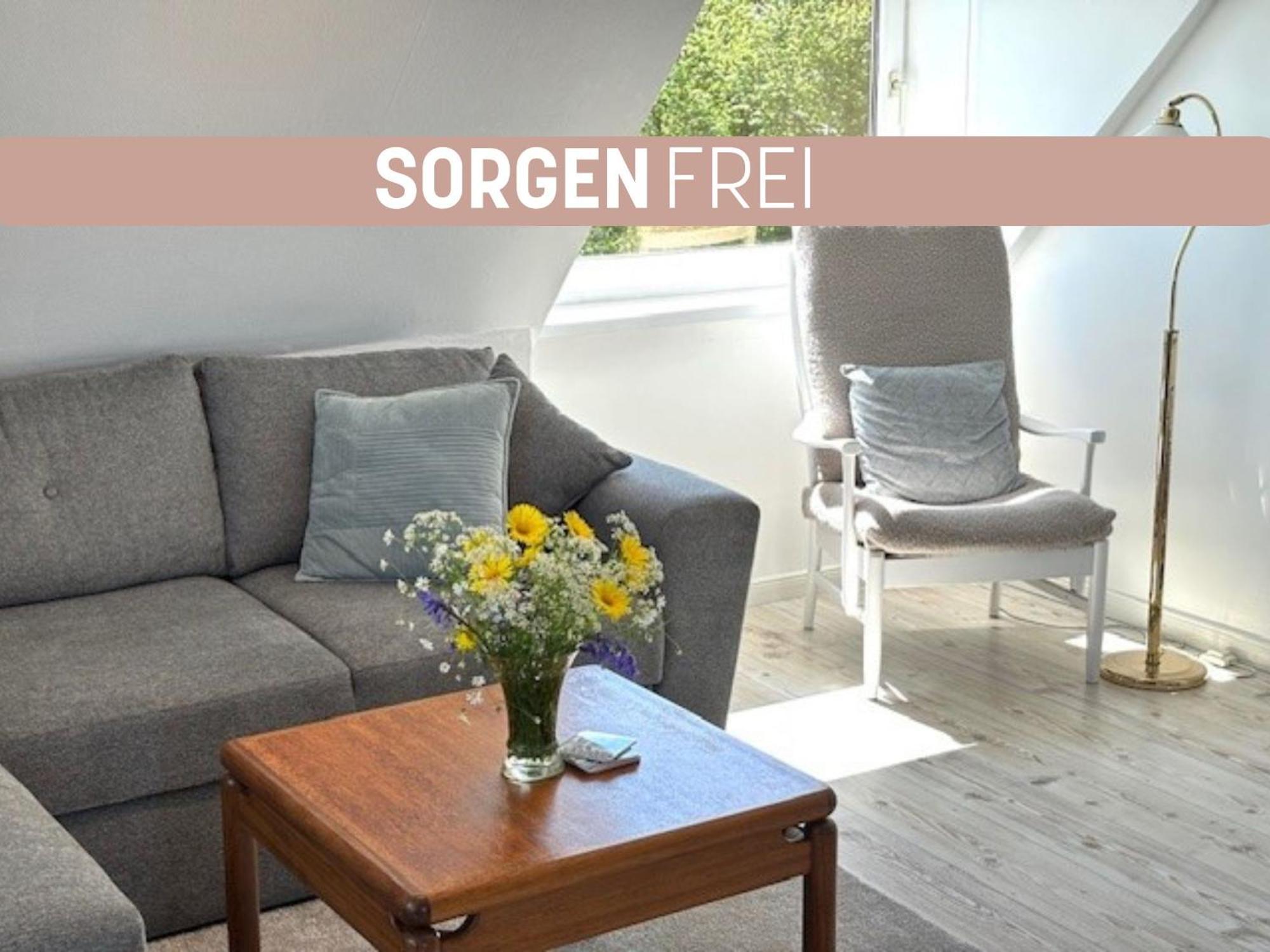 Sorgenfrei -Ruhe Und Erholung In Schoener Studiowohnung Glücksburg Eksteriør bilde